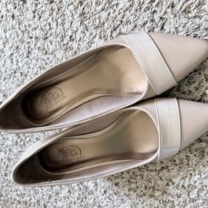 Women's Pointed Toe Nude Low Heels
